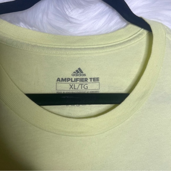 Adidas Luke Pelletier Amplifier Tee Yellow Mens Long Sleeve Size XL - Picture 3 of 3